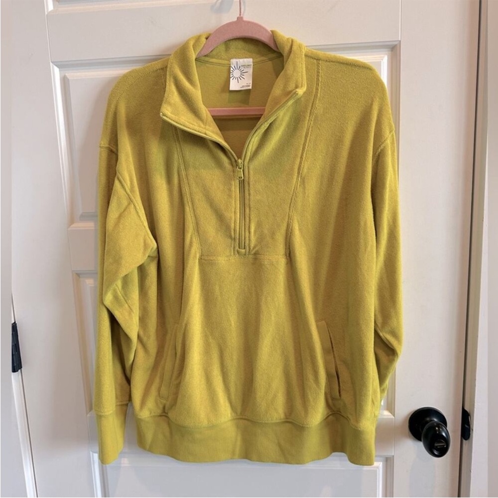 Aerie offline quarter zip French terry pullover